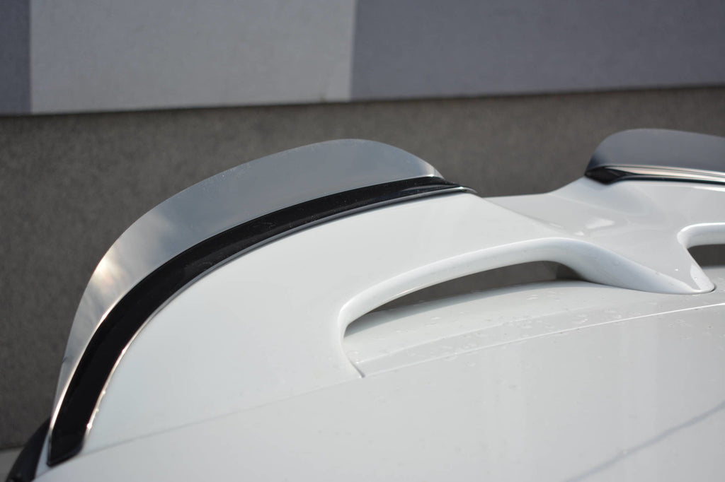 Maxton Design Spoiler CAP V.1 passend für Mini Cooper S John Cooper Works F56 / F56 Facelift schwarz Hochglanz