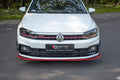 Maxton Design Front Ansatz V.2 für VW POLO MK6 GTI Carbon Look
