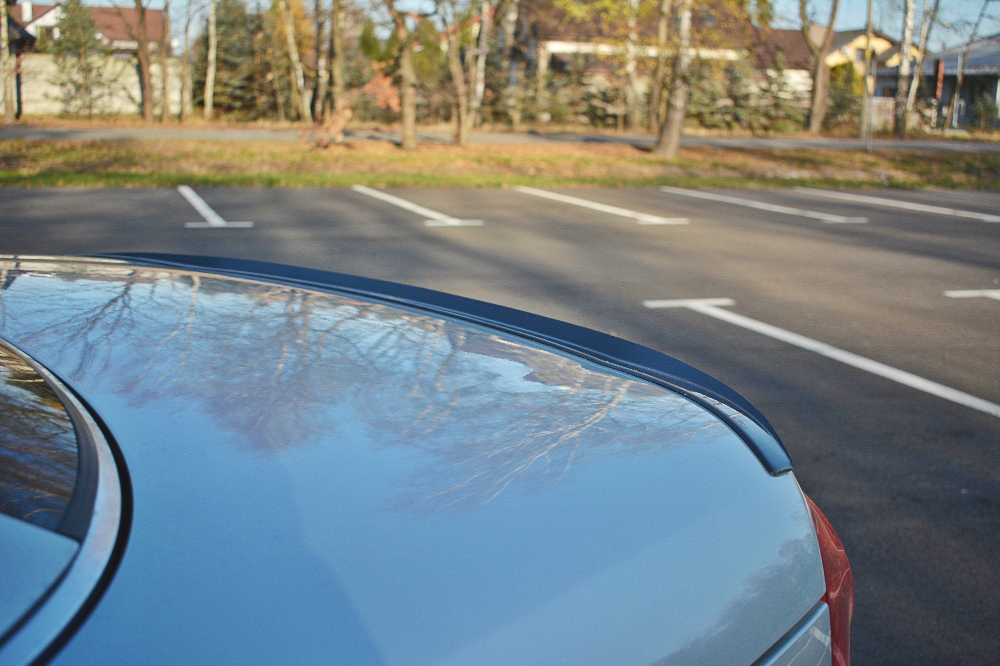 Maxton Design Spoiler CAP passend für VW EOS schwarz Hochglanz