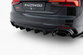 Maxton Design Diffusor Heck Ansatz passend für Audi RS5 Coupe / Sportback F5 schwarz Hochglanz