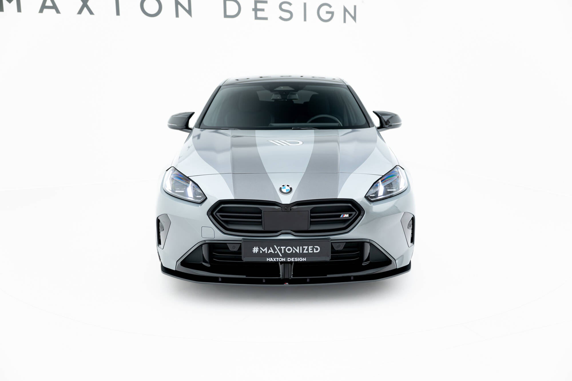 Maxton Design Street Pro Street+ Spoilerlippe Front Ansatz passend für BMW 2 M-Paket / M235i Gran Coupe F74