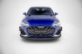 Maxton Design Street+ Spoilerlippe Front Ansatz V.3 passend für Audi A3 S-Line Limousine / S3 Limousine 8Y Facelift schwarz Hochglanz