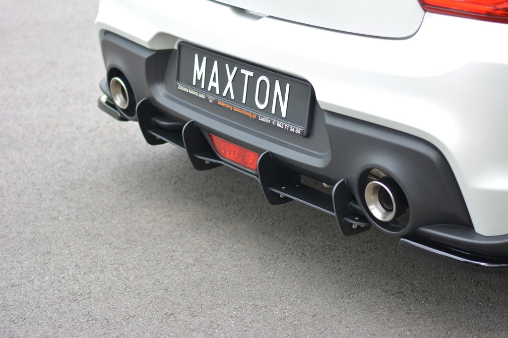 Maxton Design Diffusor Heck Ansatz passend für Heckschürze passend für SUZUKI SWIFT 6 SPORT