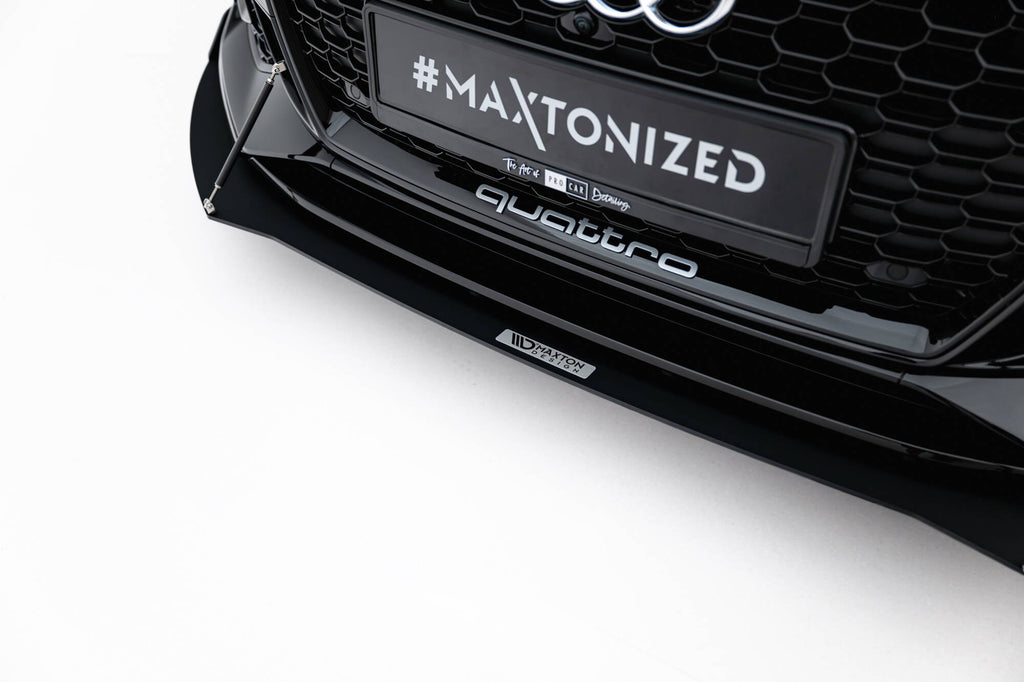 Maxton Design Sport Street+ Spoilerlippe Front Ansatz V.2 passend für Audi RS5 Coupe / Sportback F5