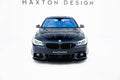 Maxton Design Street+ Spoilerlippe Front Ansatz V.3 passend für BMW 5er F10/F11 M-Paket schwarz Hochglanz