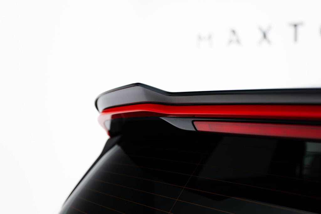 Maxton Design Spoiler CAP V.2 passend für Ford Fiesta Mk8 ST / ST-Line schwarz Hochglanz