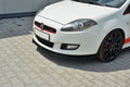 Maxton Design Street+ Spoilerlippe Front Ansatz passend für Fiat Bravo MK 2 SPORT schwarz Hochglanz