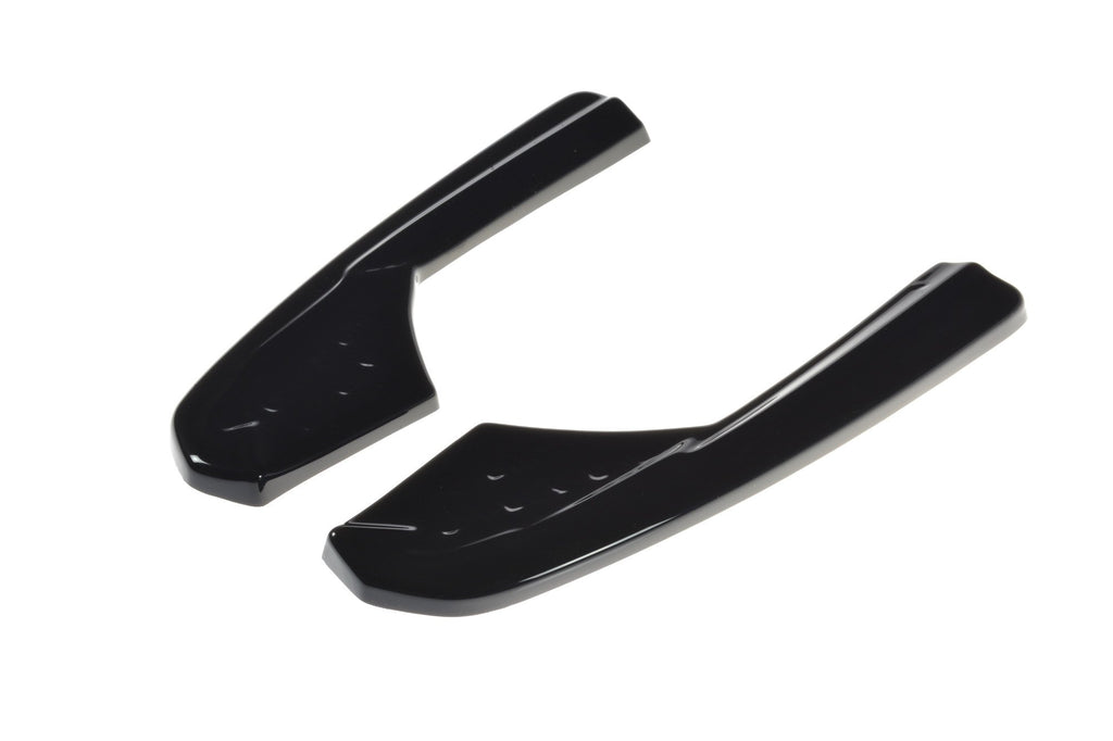 Maxton Design Heck Ansatz Flaps Diffusor passend für Audi RS3 Limousine 8V Facelift schwarz Hochglanz