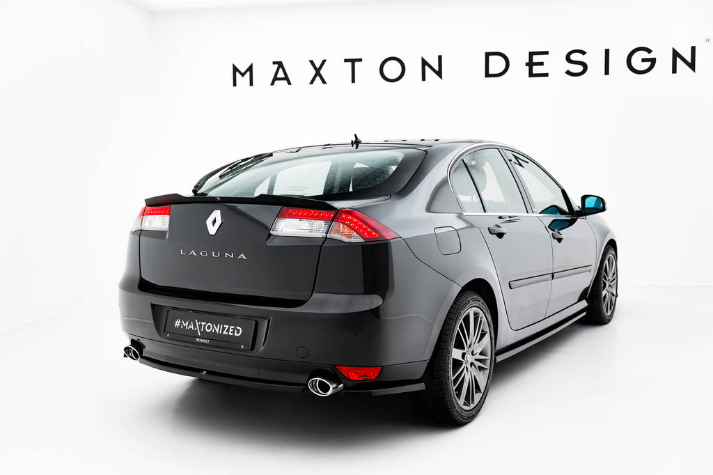 Maxton Design Heckansatz Renault Laguna Hatchback GT Mk3 schwarz Hochglanz für Renault Laguna Mk3