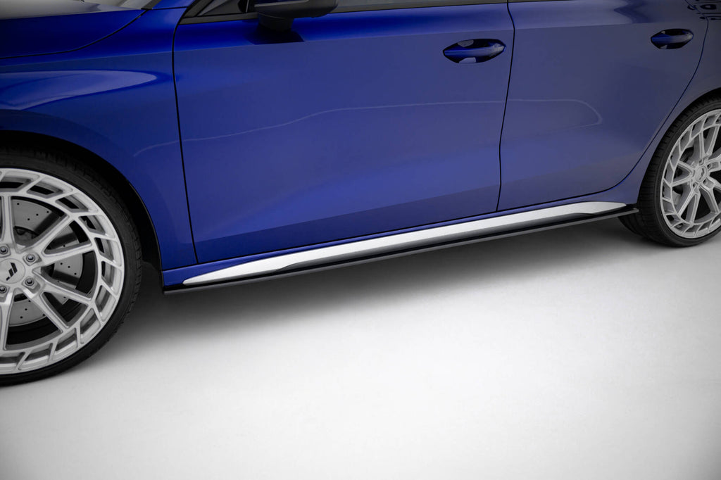Maxton Design Street Pro Street+ Seitenschweller Leisten V.2 passend für Audi A3 S-Line Limousine / S3 Limousine 8Y / 8Y Facelift