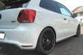 Maxton Design Seitenschweller Ansatz für VOLKSWAGEN POLO MK5 R WRC schwarz matt