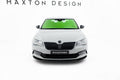 Maxton Design Street+ Spoilerlippe Front Ansatz V.2 passend für Skoda Superb Liftback / Combi Mk3 schwarz Hochglanz