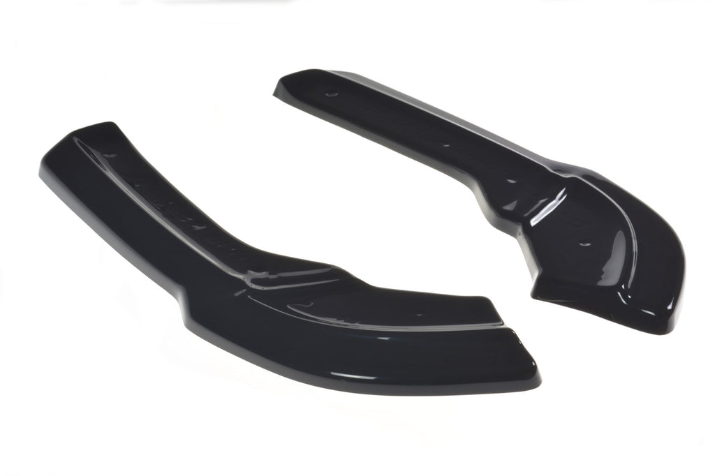Maxton Design Heck Ansatz Flaps Diffusor passend für Mercedes A45 AMG W176 schwarz Hochglanz