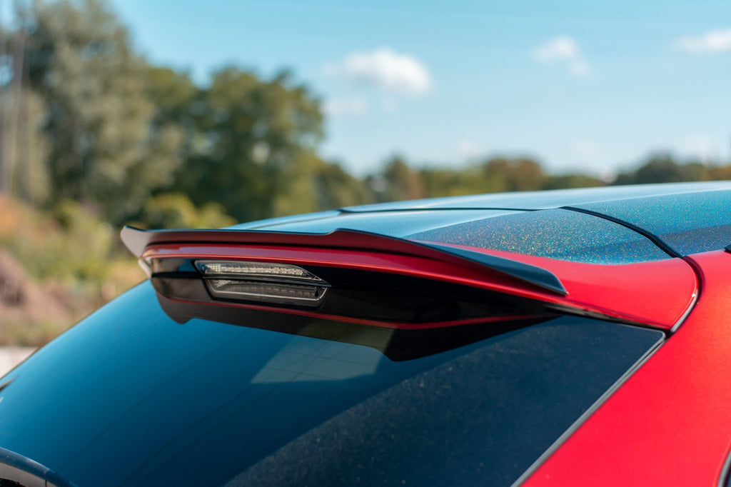 Maxton Design Spoiler CAP passend für Peugeot 508 Mk2 SW schwarz Hochglanz