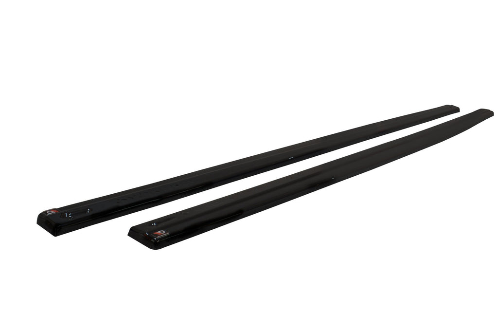Maxton Design Street+ Seitenschweller Leisten passend für Audi RS5 Coupe F5 schwarz Hochglanz