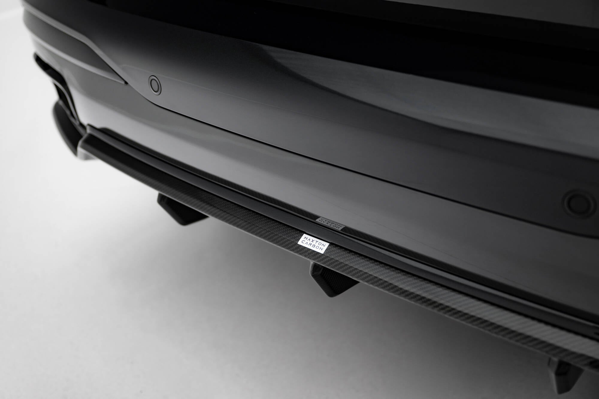 Maxton Design Prepreg Carbon Fiber Diffusor Heck Ansatz passend für BMW X7 M-Paket G07 Facelift (version mitout towbar)