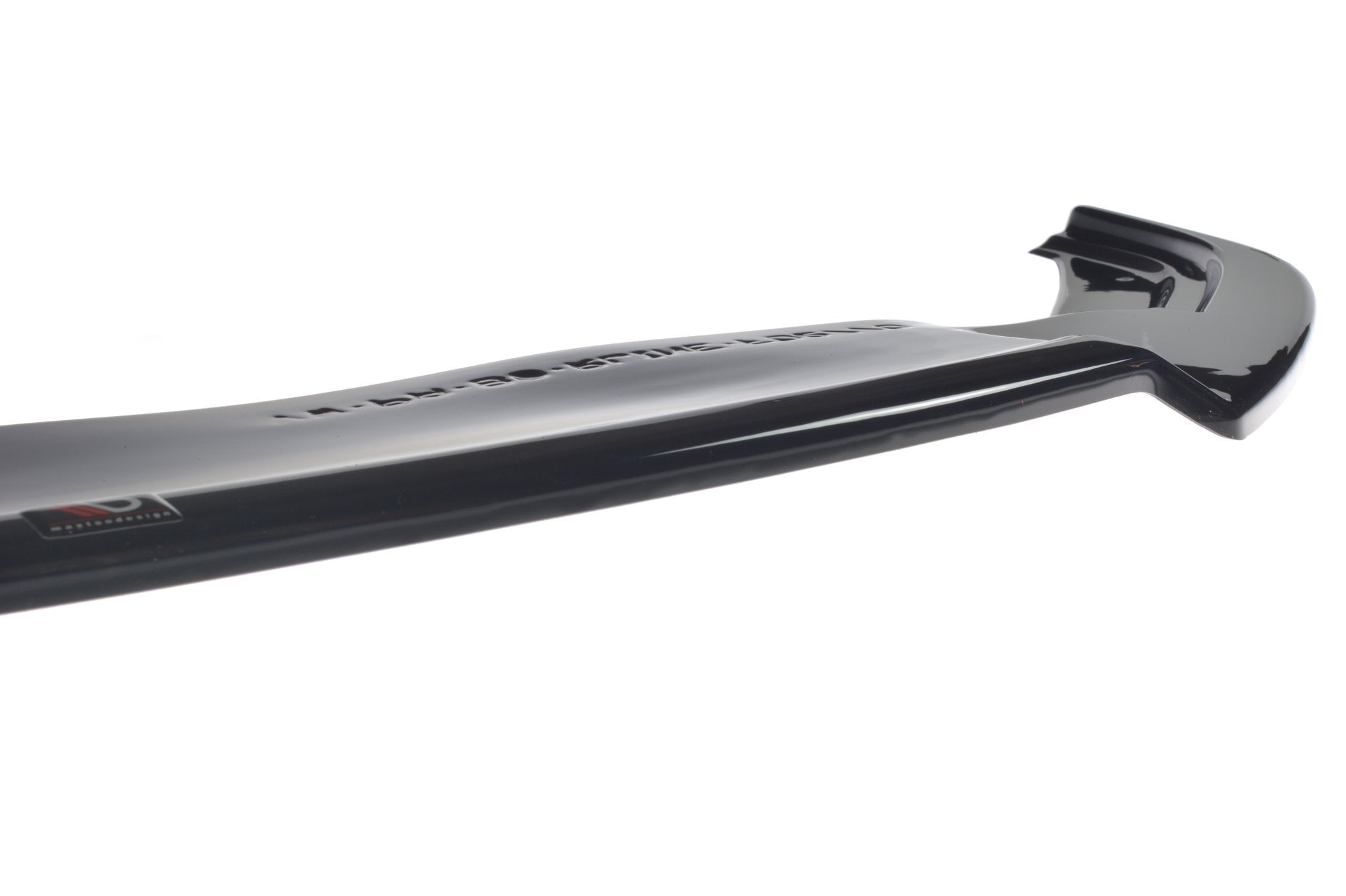 Maxton Design Street+ Spoilerlippe Front Ansatz V.2 passend für VW Passat R-Line B8 schwarz Hochglanz