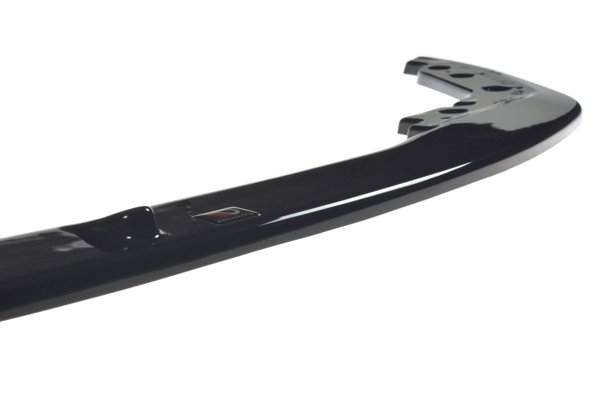 Maxton Design Street+ Spoilerlippe Front Ansatz V.3 passend für BMW 3er M-Paket G20 schwarz Hochglanz