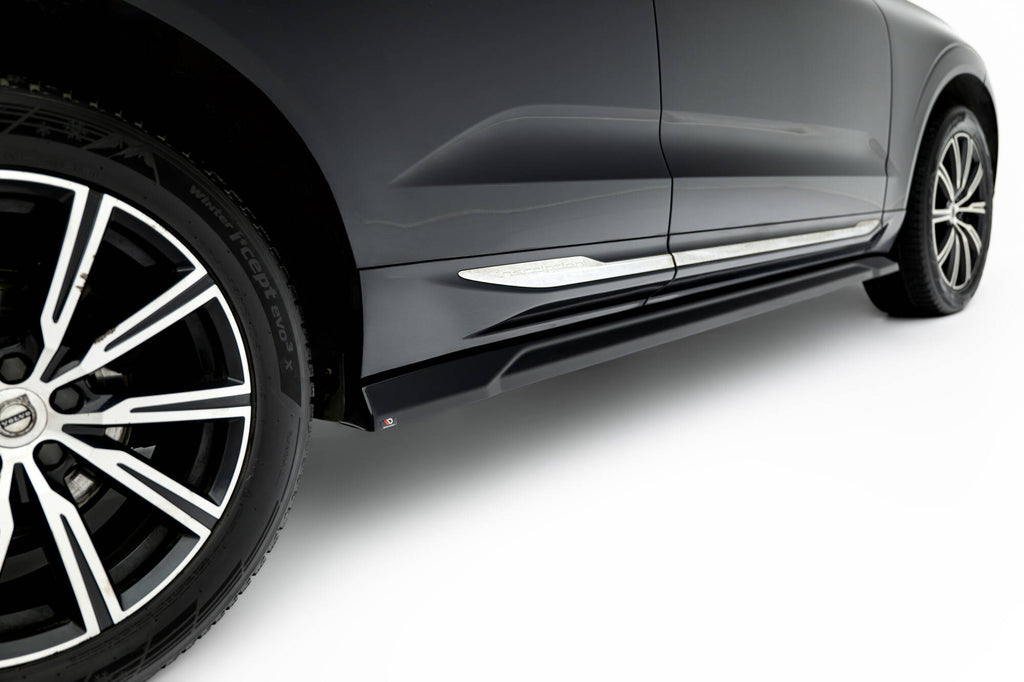 Maxton Design Street+ Seitenschweller Leisten passend für Volvo XC60 Mk2 schwarz Hochglanz
