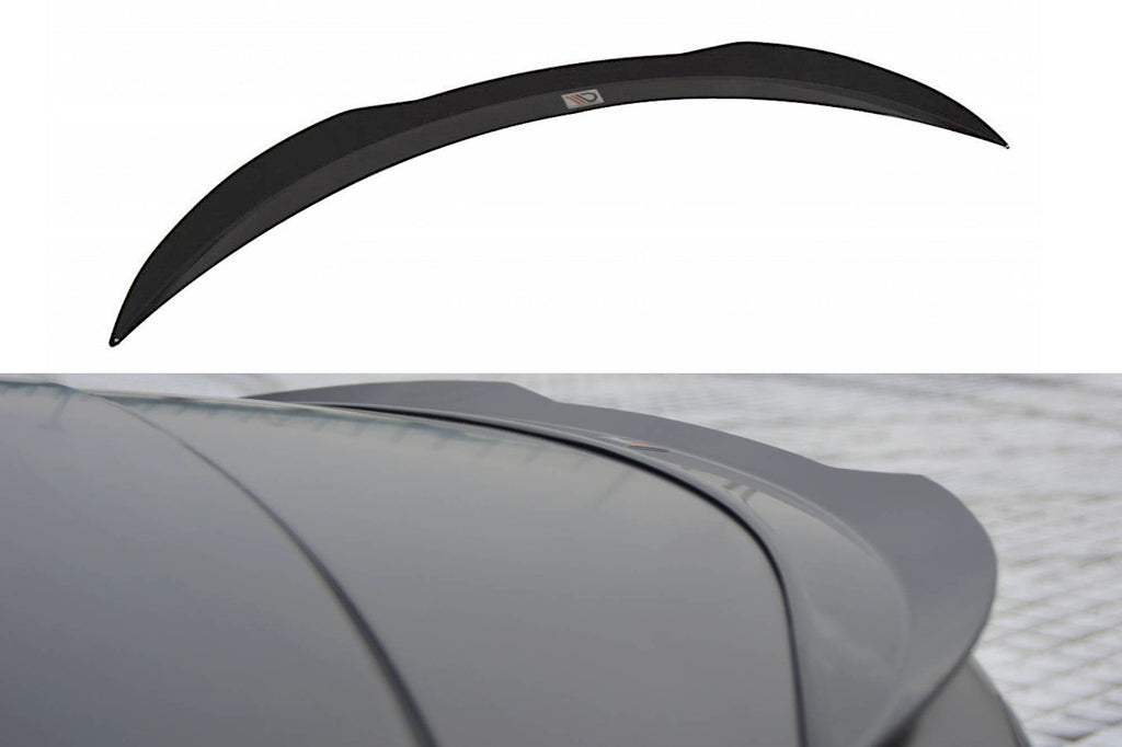 Maxton Design Spoiler CAP passend für JAGUAR XF X250 SPORTBRAKE schwarz Hochglanz