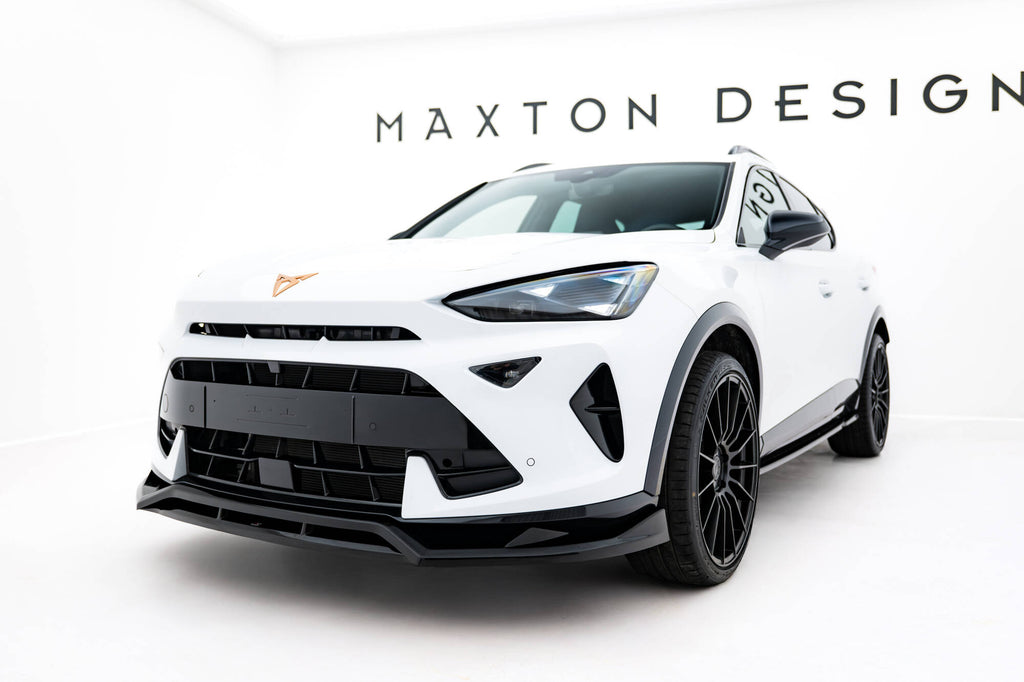 Maxton Design Street+ Spoilerlippe Front Ansatz passend für Cupra Formentor Mk1 Facelift schwarz Hochglanz