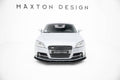 Maxton Design Front Stoßstange Flaps passend für Audi TT S / TT S-Line 8J Facelift schwarz Hochglanz