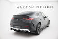 Maxton Design Street+ Mittlerer Diffusor RACE passend für Mercedes-Benz GLC Coupe AMG-Line C254 schwarz Hochglanz