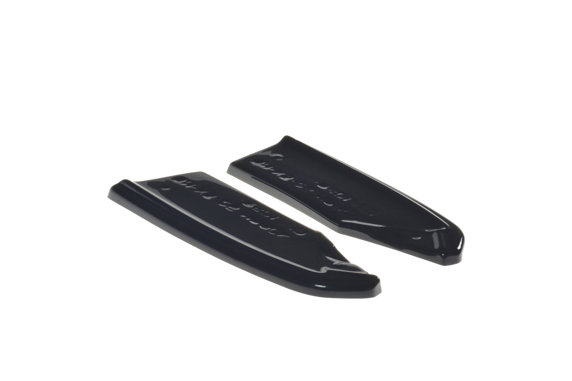 Maxton Design Heck Ansatz Flaps Diffusor passend für BMW X3 M-Paket F25 Facelift schwarz Hochglanz