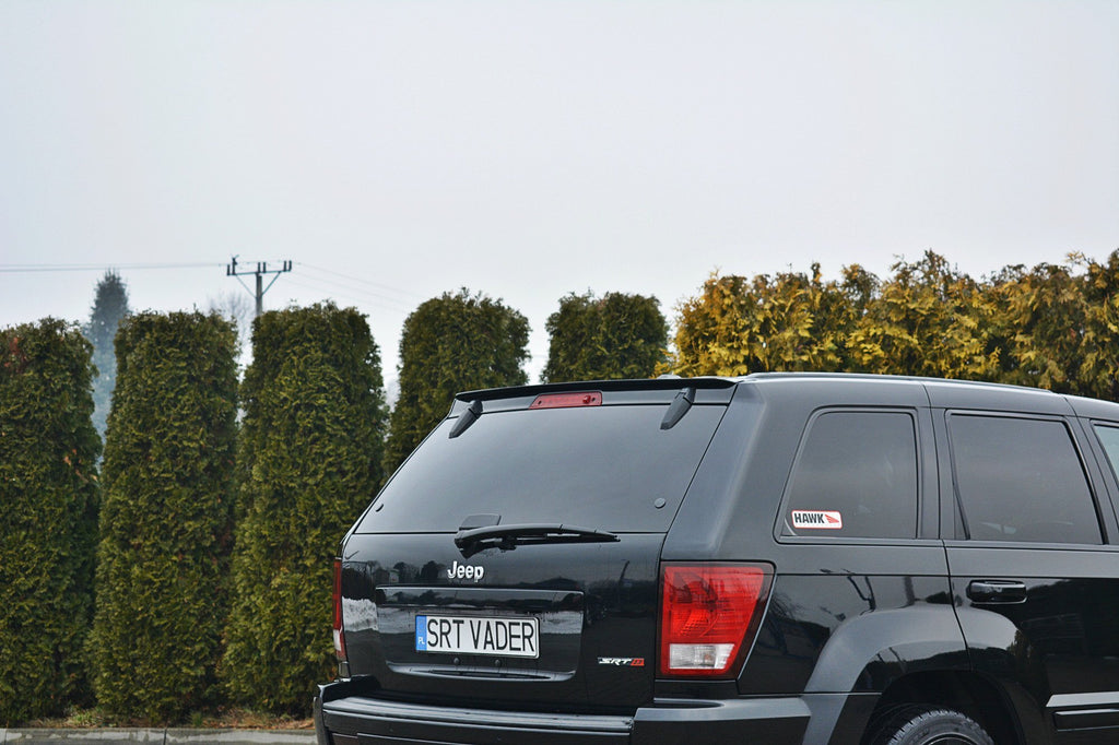 Maxton Design Spoiler CAP passend für JEEP GRAND CHEROKEE WK STR8 schwarz Hochglanz