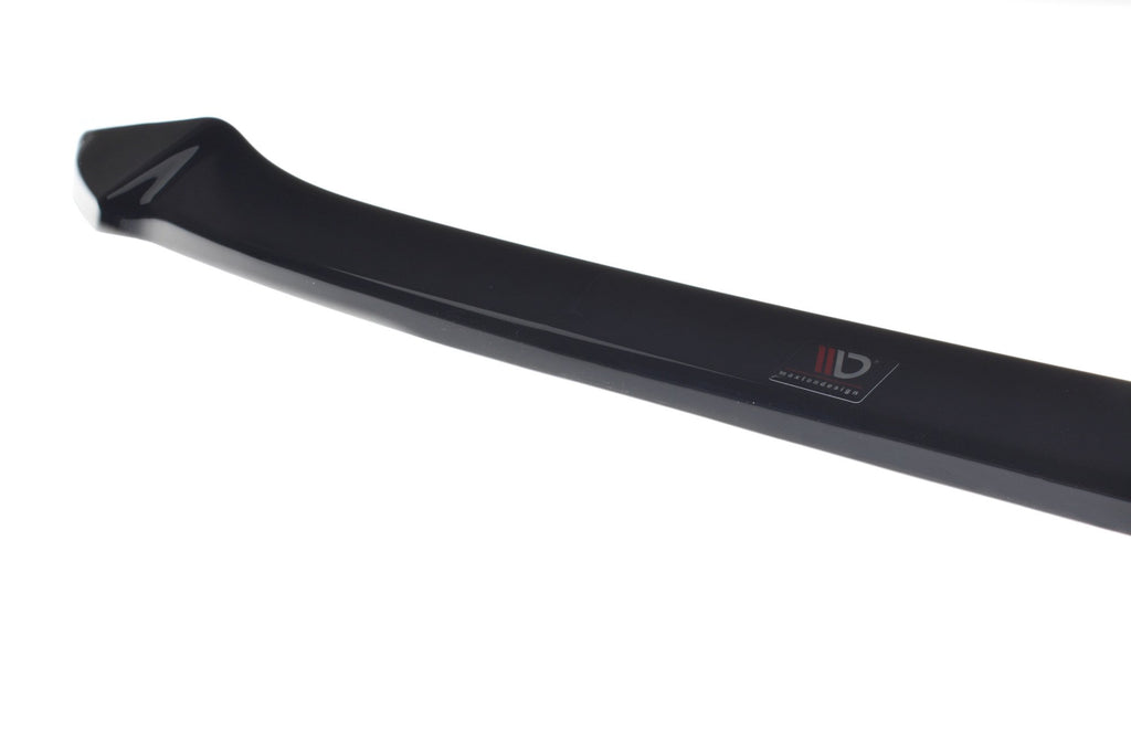 Maxton Design Street+ Spoilerlippe Front Ansatz V.1 passend für BMW 3er M-Paket G20 schwarz Hochglanz