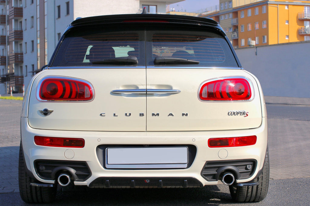 Maxton Design Heck Ansatz Flaps Diffusor V.1 für MINI CLUBMAN S MK2 (F54) JCW schwarz matt