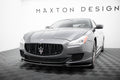 Maxton Design Street+ Spoilerlippe Front Ansatz passend für Maserati Quattroporte Mk6 schwarz Hochglanz