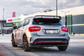 Maxton Design Seitenschweller Ansatz für Mercedes GLA 45 AMG SUV (X156) vor Facelift schwarz matt