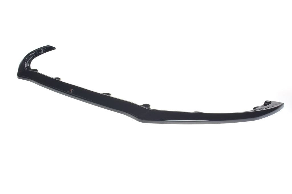 Maxton Design Street+ Spoilerlippe Front Ansatz V.2 passend für Renault Megane IV RS schwarz Hochglanz