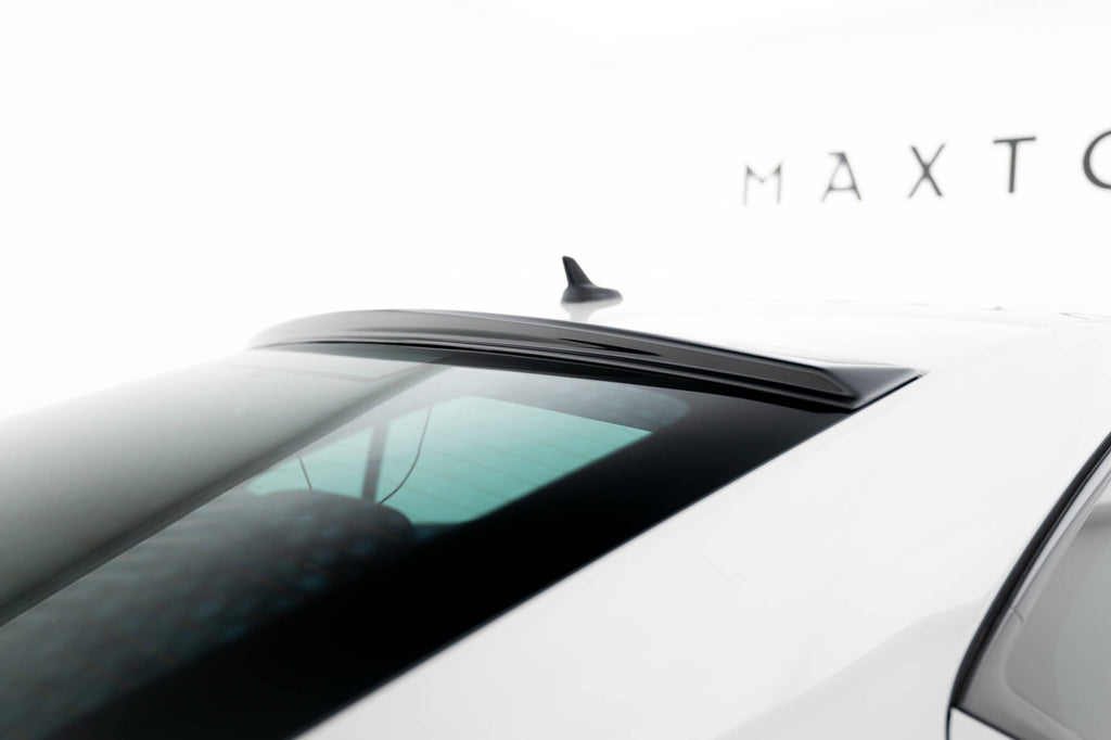 Maxton Design Heckscheiben Spoiler passend für Skoda Superb Liftback Mk3 / Mk3 Facelift schwarz Hochglanz