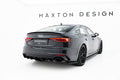 Maxton Design Heck Ansatz Flaps Diffusor passend für Audi RS5 Coupe / Sportback F5 schwarz Hochglanz