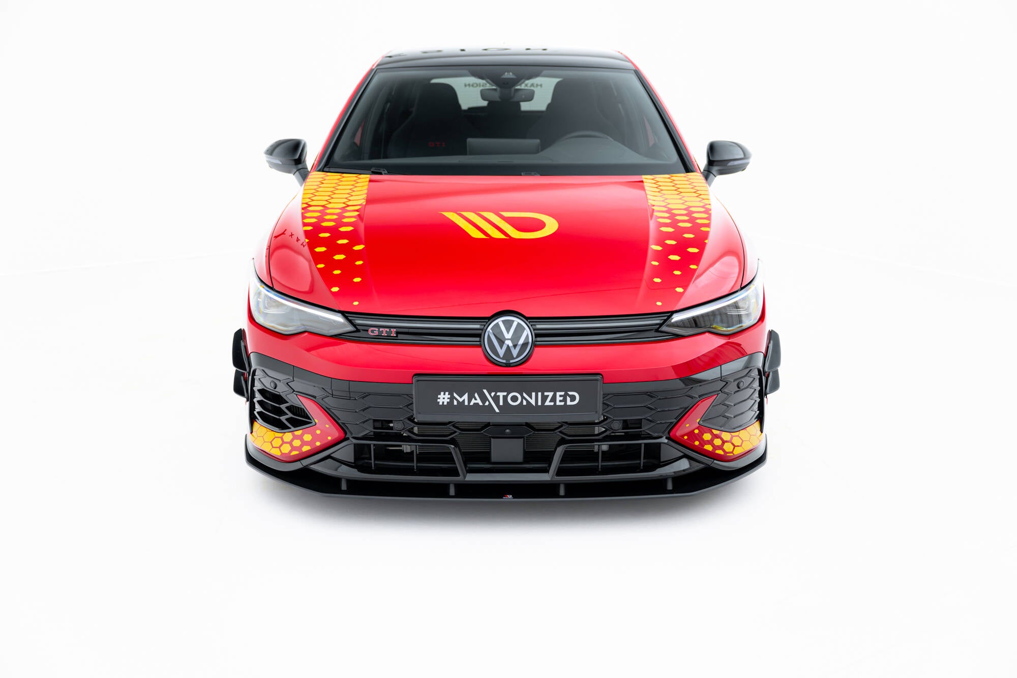 Maxton Design Street Pro Street+ Spoilerlippe Front Ansatz passend für VW Golf GTI Clubsport Mk8 Facelift
