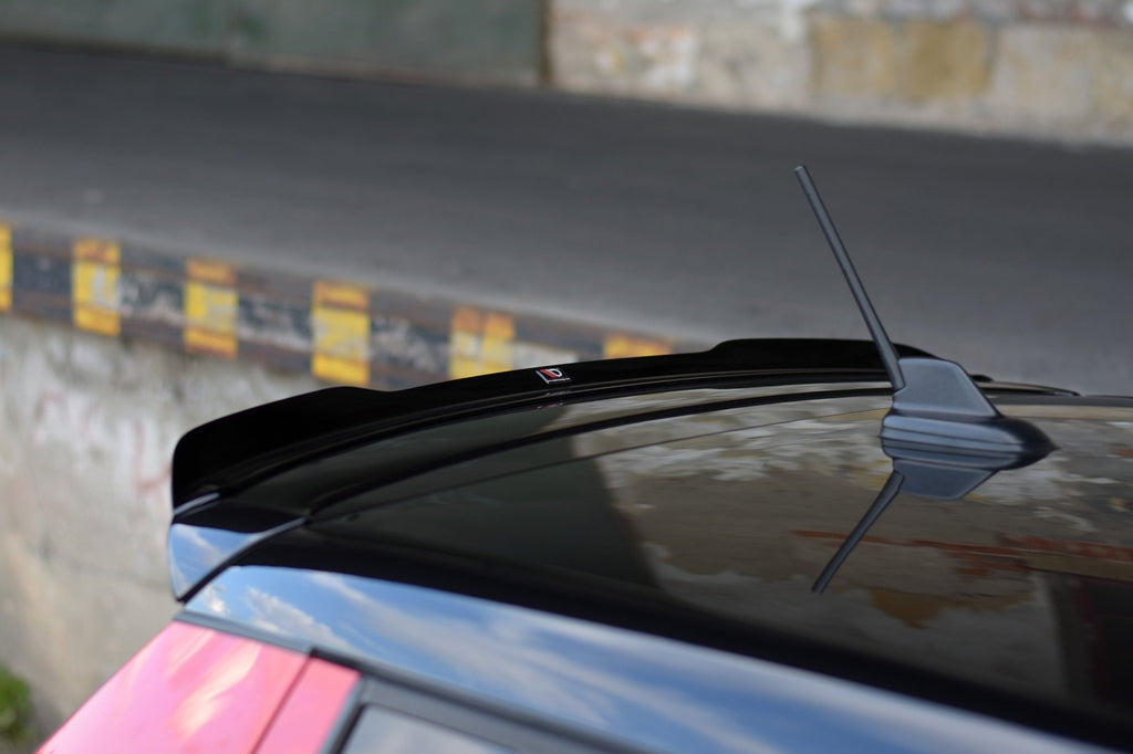 Maxton Design Spoiler CAP passend für Skoda Fabia RS Mk2 schwarz Hochglanz