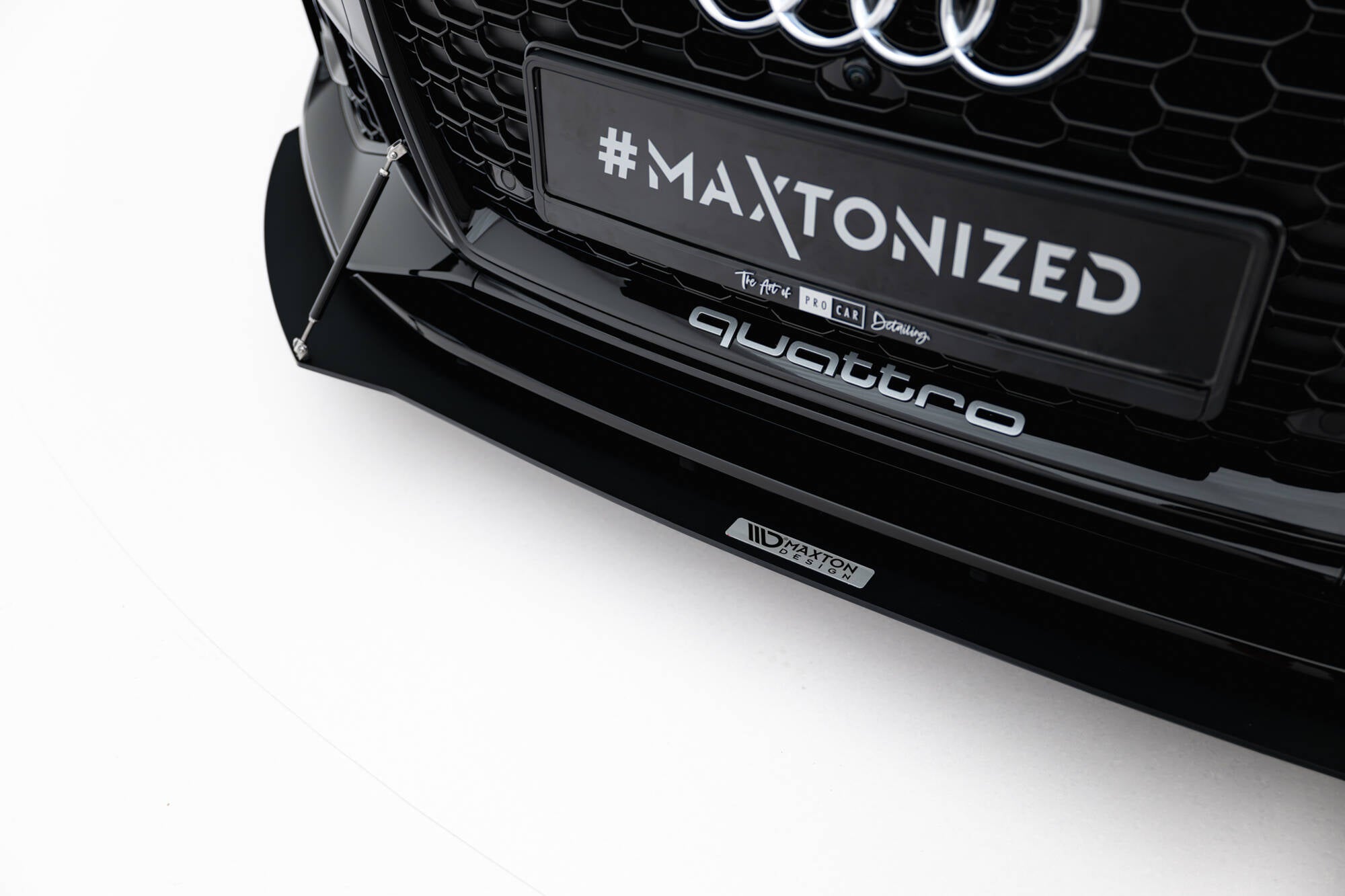Maxton Design Sport Street+ Spoilerlippe Front Ansatz V.1 passend für Audi RS5 Coupe / Sportback F5