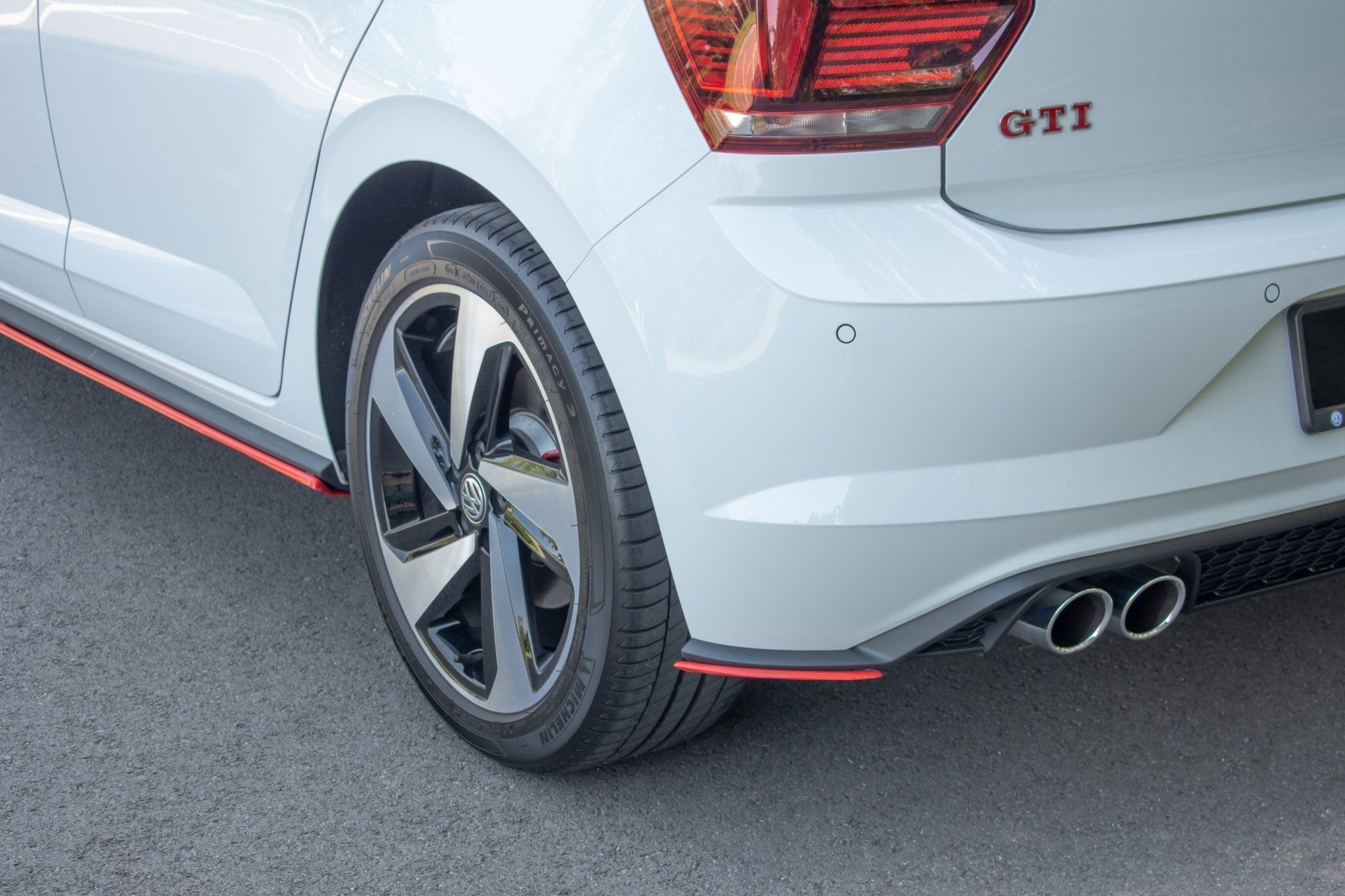 Maxton Design Heck Ansatz Flaps Diffusor für VW Polo GTI Mk6