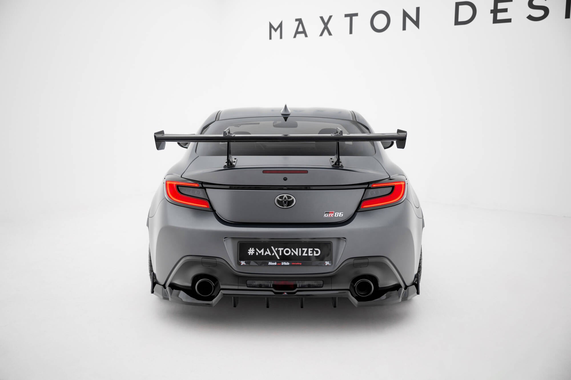 Maxton Design Carbon Spoiler With Upper Swan Mounting Toyota GR86 / Subaru BRZ Mk2 für Toyota GR86 Mk1