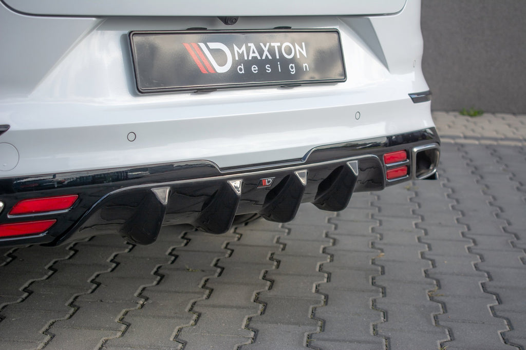 Maxton Design Diffusor Heck Ansatz passend für Kia ProCeed GT Mk1 schwarz Hochglanz