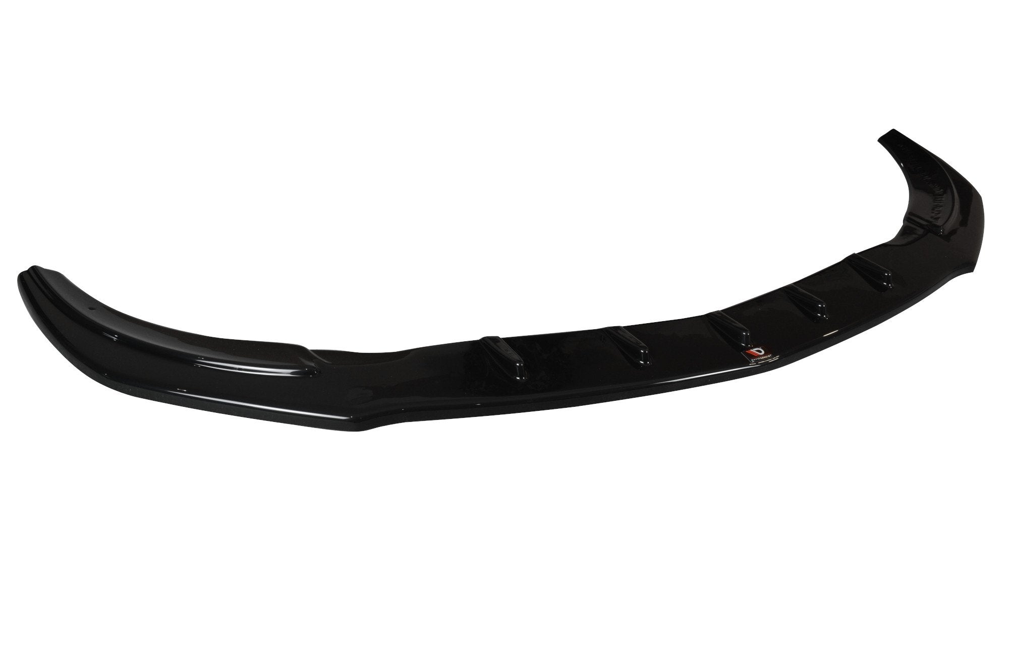 Maxton Design Street+ Spoilerlippe Front Ansatz V.1 passend für Mercedes CLA C117 AMG-LINE FACELIFT schwarz Hochglanz