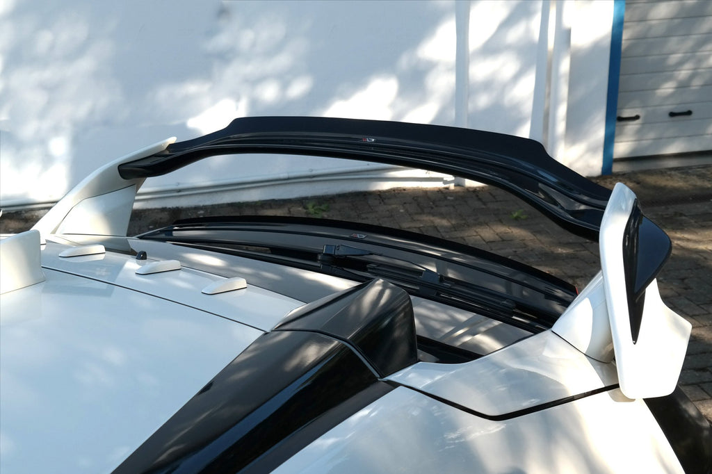 Maxton Design OBERER Spoiler CAP V.2 passend für Honda Civic Type-R Mk10 / Mk10 Facelift schwarz Hochglanz