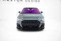 Maxton Design Street+ Spoilerlippe Front Ansatz V.2 passend für Audi S8 / A8 S-Line D5 Facelift schwarz Hochglanz