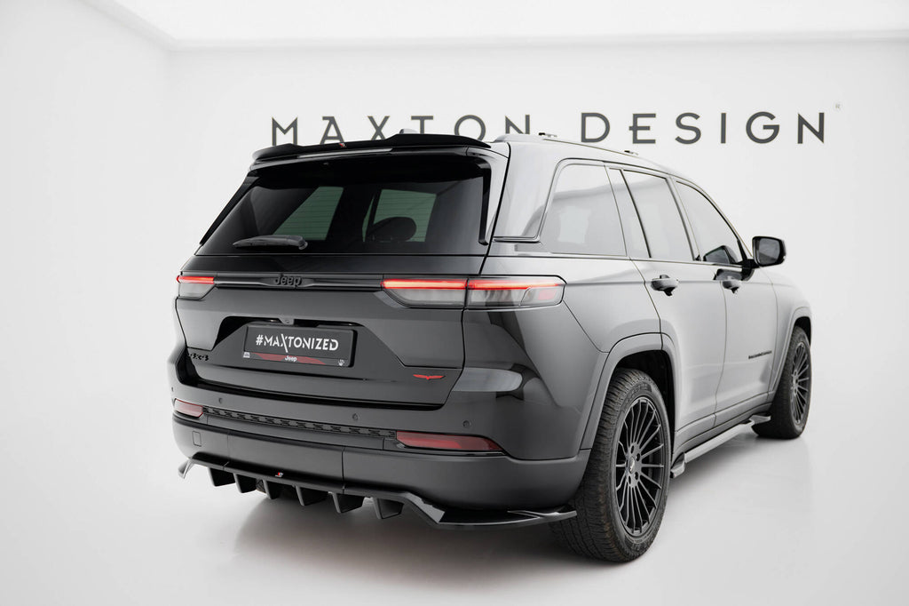 Maxton Design Spoiler CAP passend für Jeep Grand Cherokee Trailhawk Mk5 schwarz Hochglanz