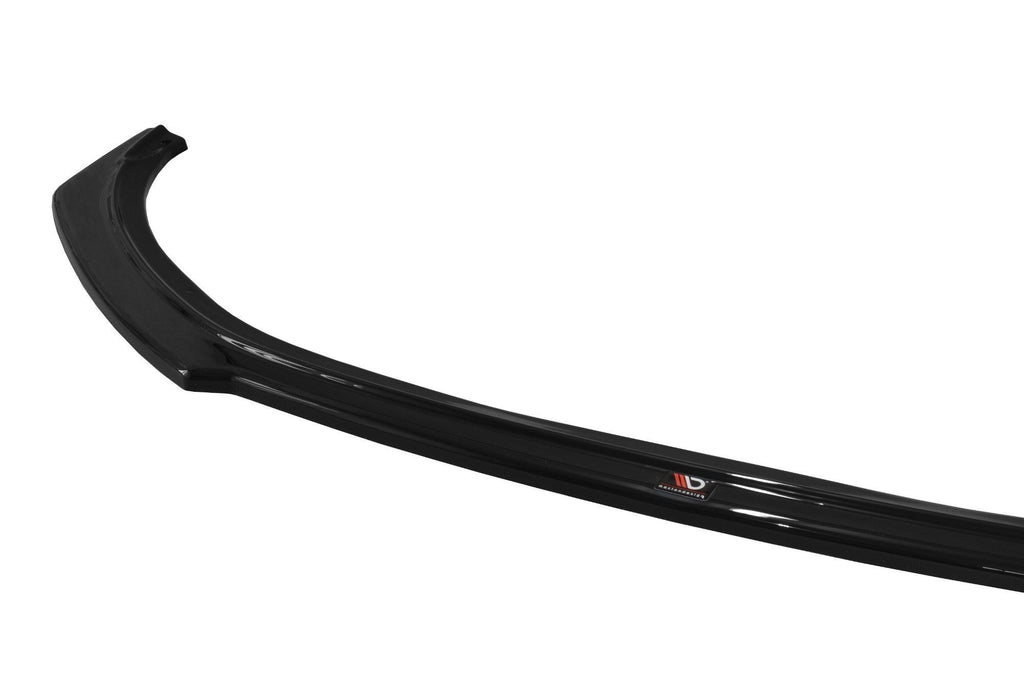 Maxton Design Street+ Spoilerlippe Front Ansatz passend für Renault Clio Mk4 RS schwarz Hochglanz
