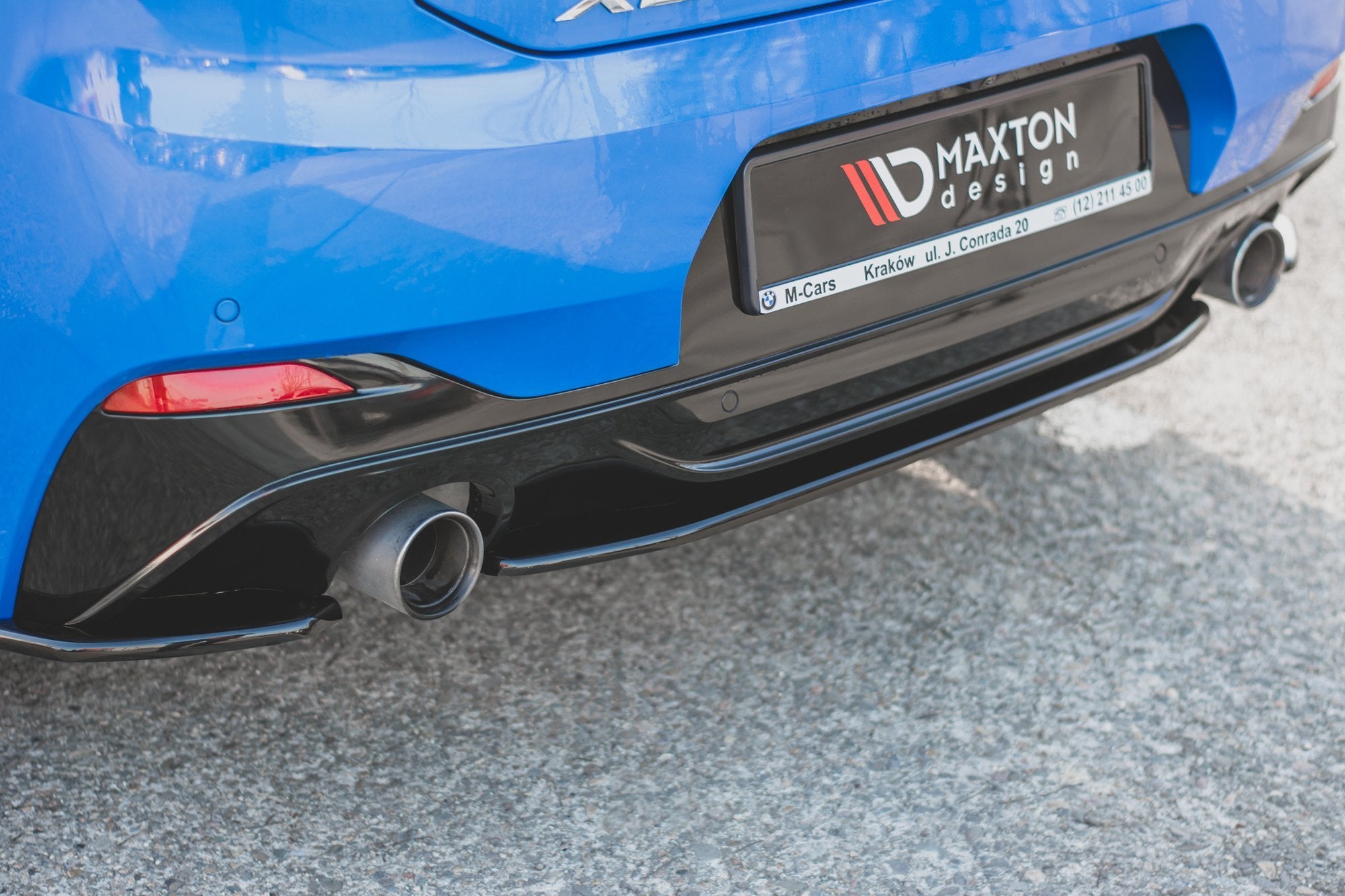 Maxton Design Heckansatz BMW X2 F39 M-Paket schwarz Hochglanz für BMW X2 F39
