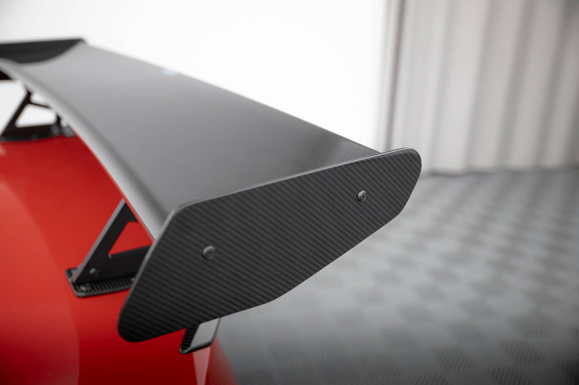 Maxton Design Carbon Spoiler With Internal Brackets Uprights BMW M2 G87 für BMW M2 G87