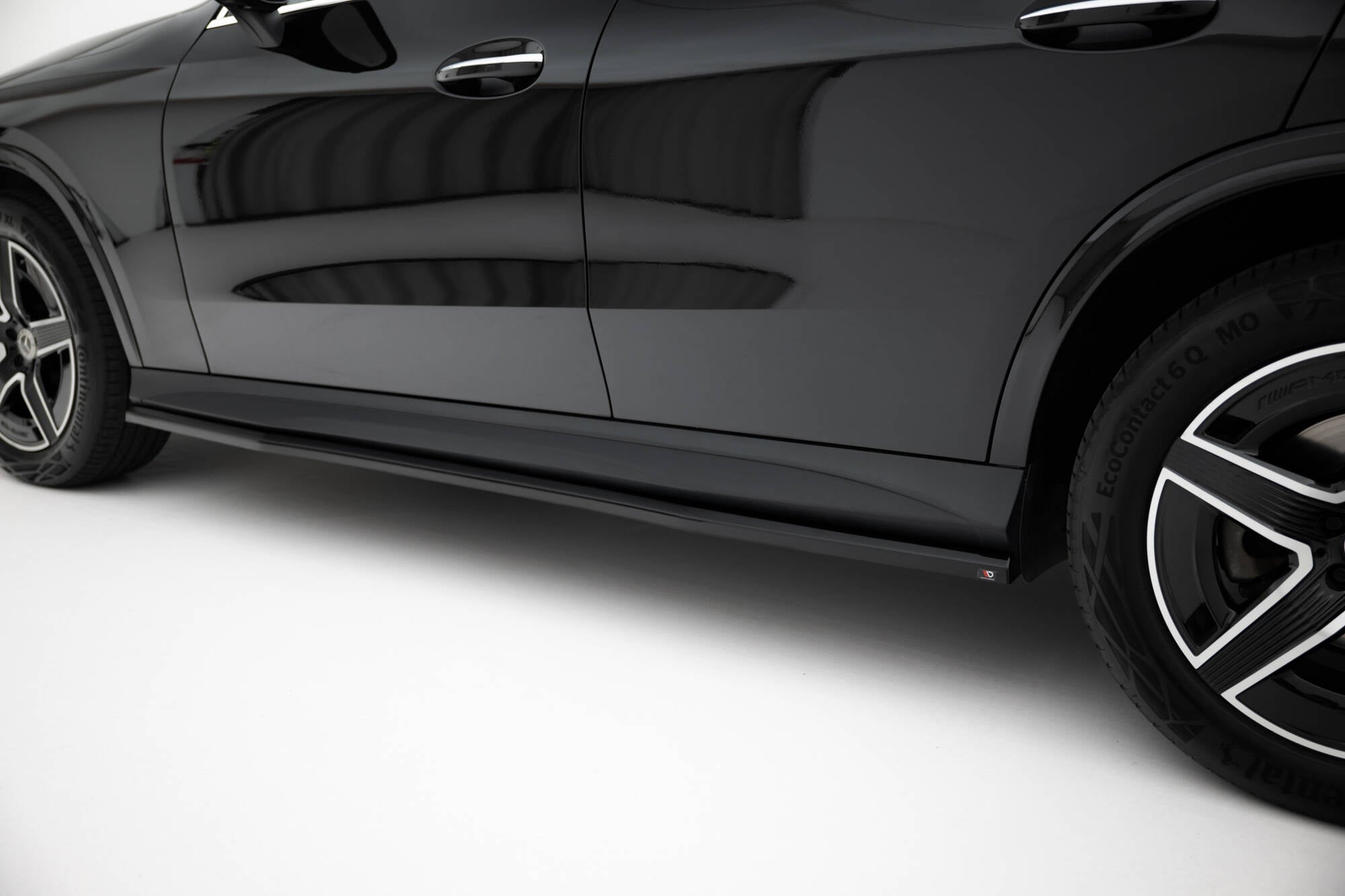 Maxton Design Street+ Seitenschweller Leisten passend für Mercedes-Benz GLC Coupe AMG-Line C254 schwarz Hochglanz